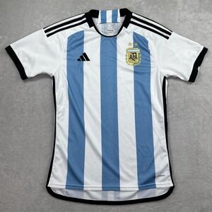 Argentina National Team Jersey Mens Small White Adidas AEROREADY Soccer